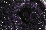 Sparkly, Dark Purple Amethyst Geode - Uruguay #378176-3